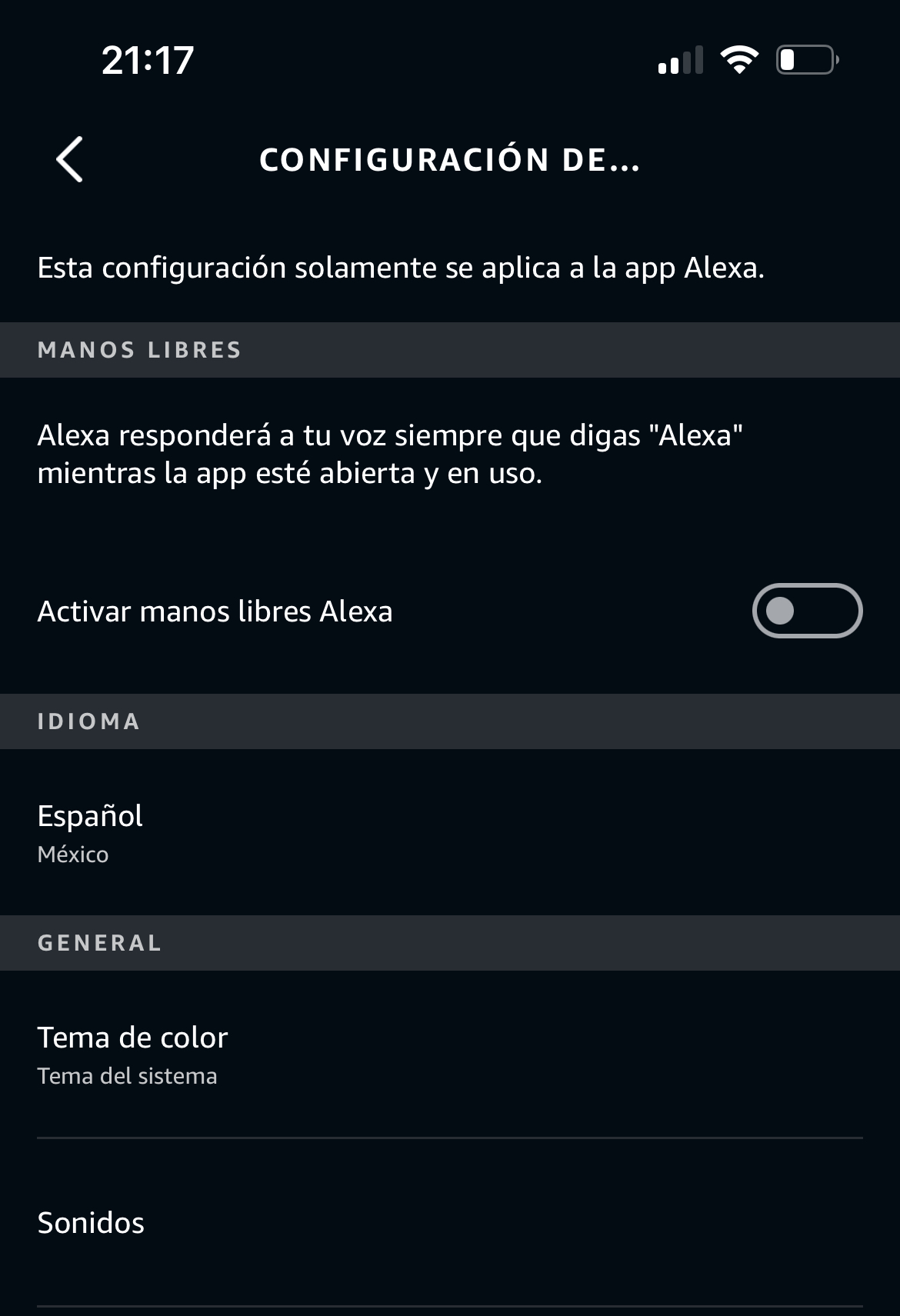 Alexa en modo configuracion hot sale